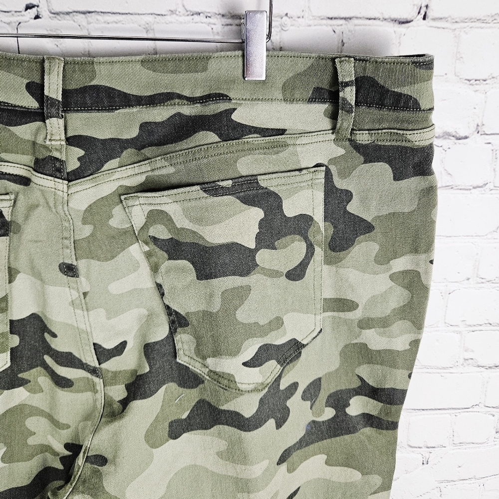 NILI LOTAN | camo camoflauge slim stretch jeans